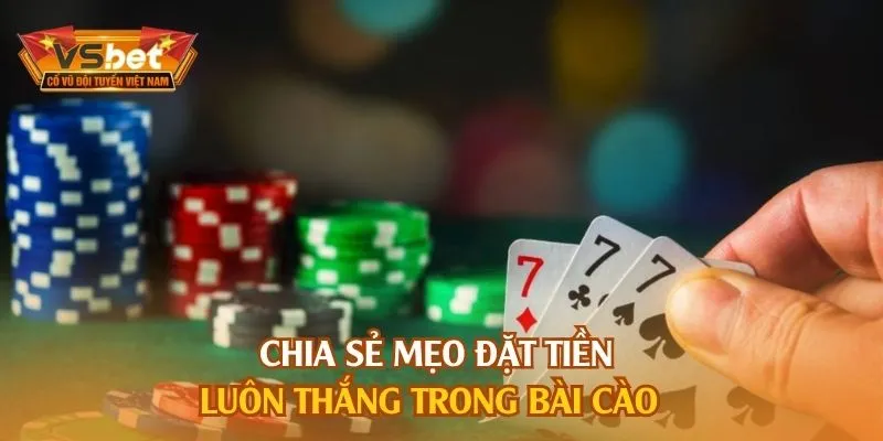 Chia sẻ mẹo đặt tiền luôn thắng trong bài cào