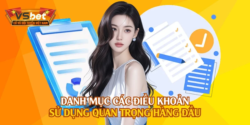 Danh mục các điều khoản sử dụng quan trọng hàng đầu