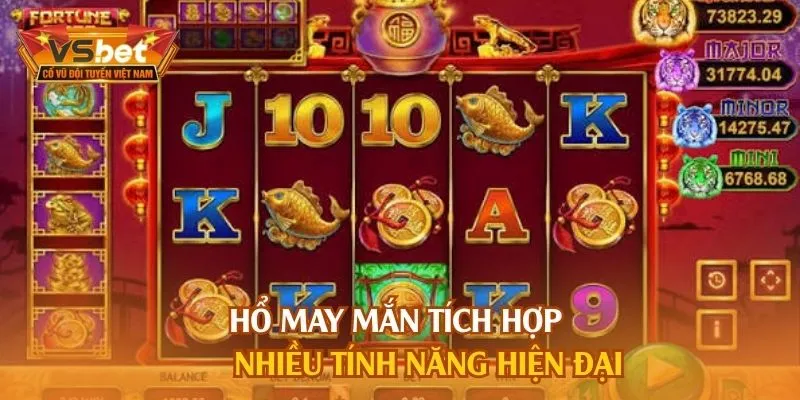 Hổ may mắn tích hợp nhiều tính năng hiện đại