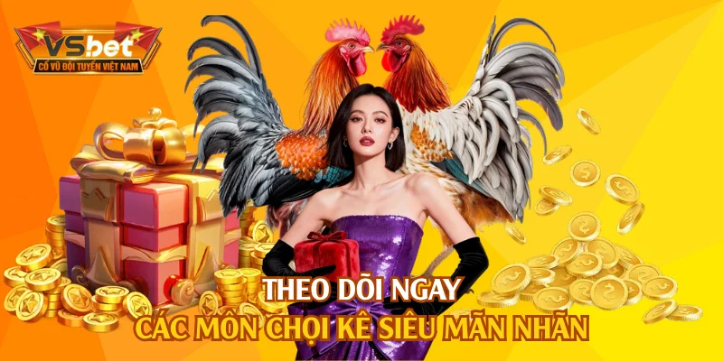 Theo dõi ngay các môn chọi kê siêu mãn nhãn